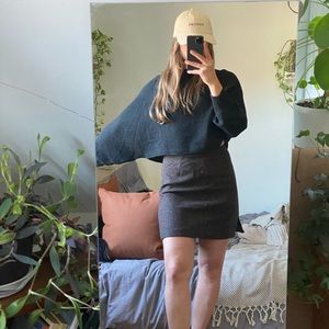 Black Wilfred Cropped Sweater